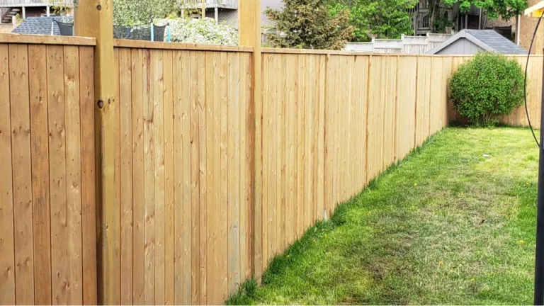 custom wood fence