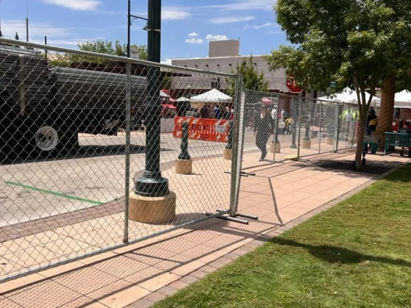 commercial fencing for events
